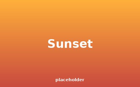 A sunset